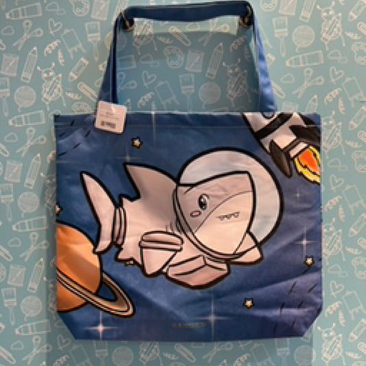 Space Shark Tote Bag