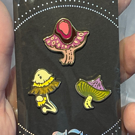 Pin Set Mushrooms