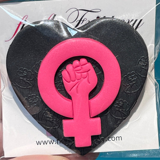 CFaC Feminist Fist Pin