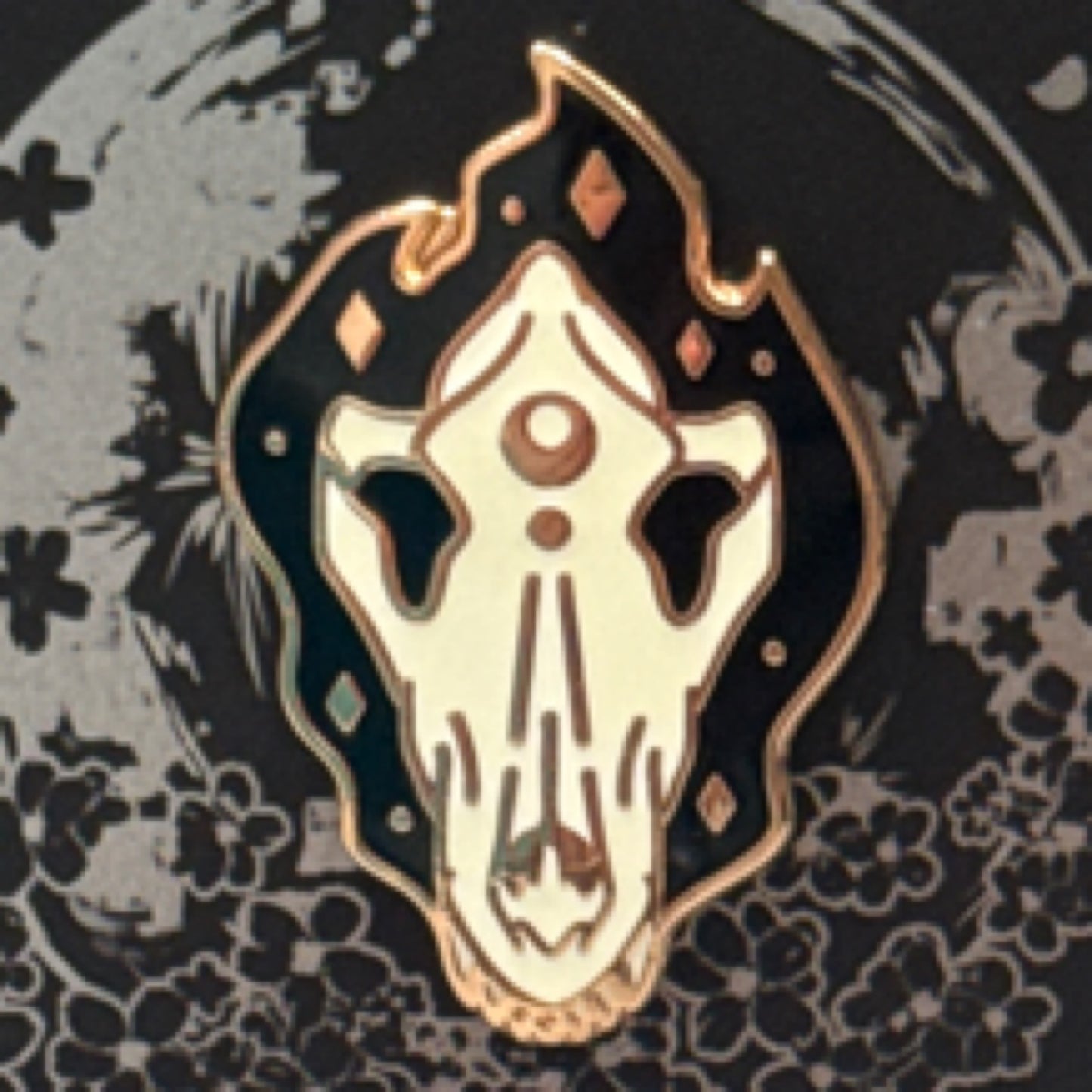Stare Enamel Pin