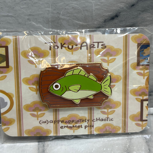 Award Winning Bass 3D Enamel Pin