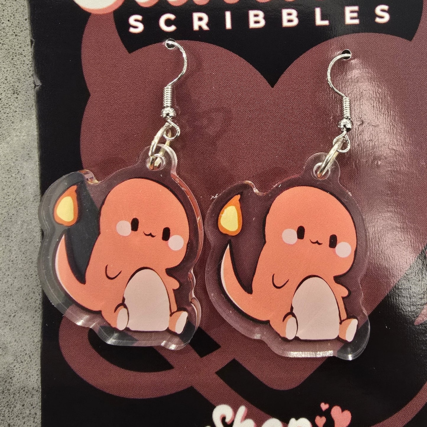 Charmander Earrings