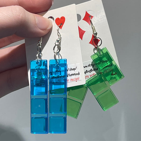 Tetris Earrings