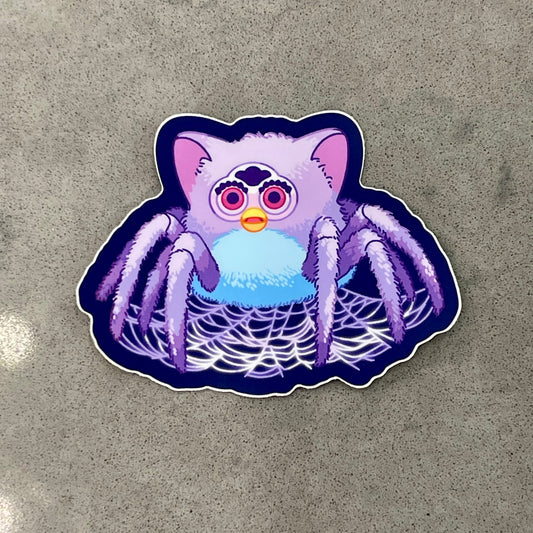 Spider Furby sticker