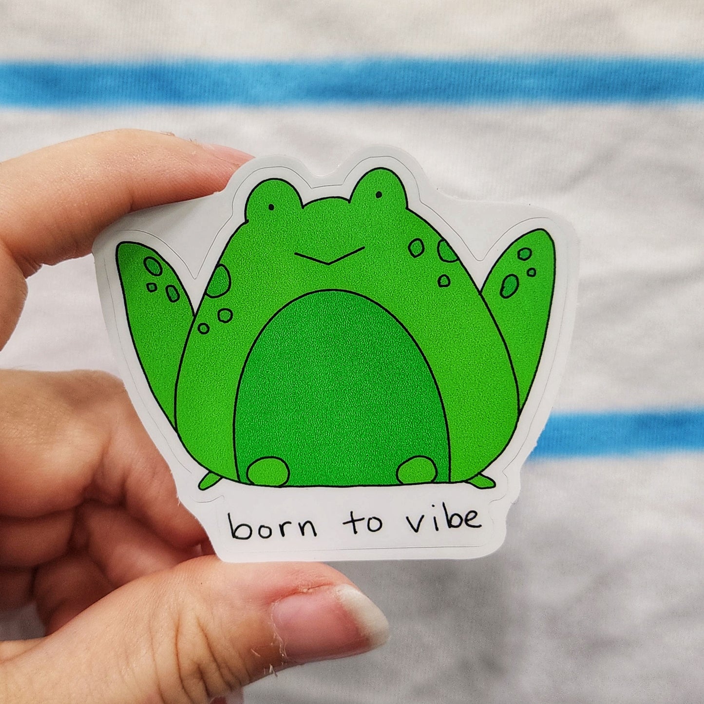 Frog Vibes Sticker