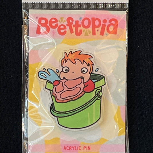 Bucket Girl Pin