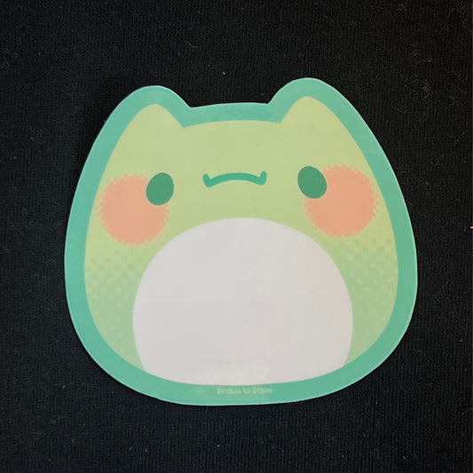 Green Frog Sticker