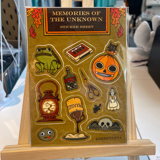 Memories of the Unknown Sticker Sheet