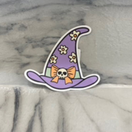 witch hat pastel sticker