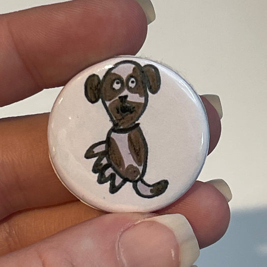Spooky Dog Button