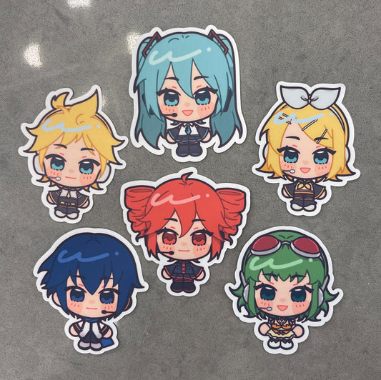 Vocaloid Stickers by Kadeboo