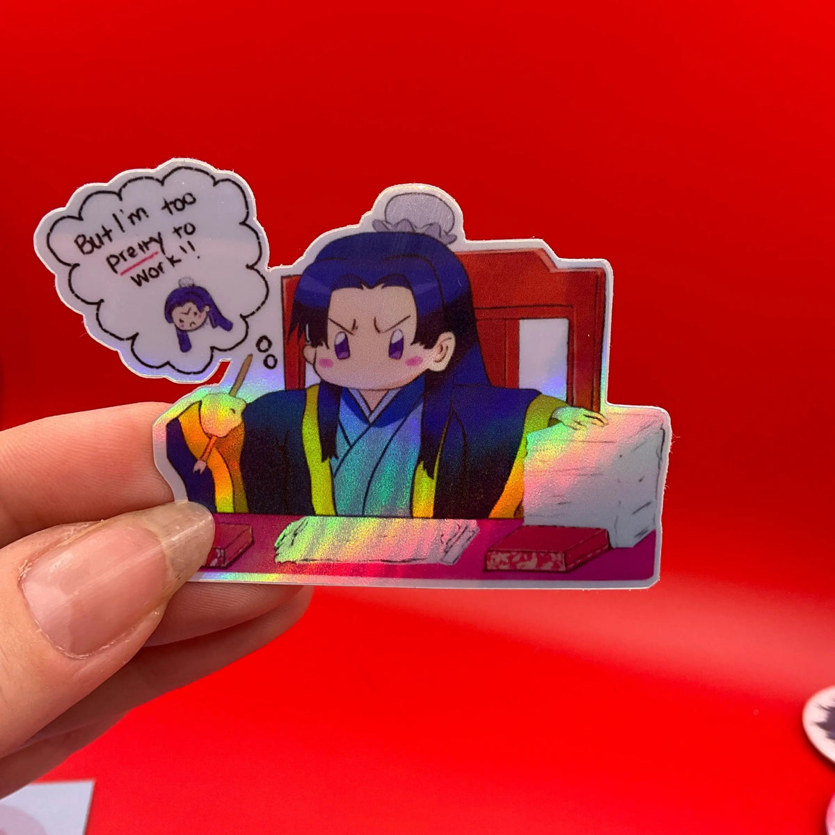 Jinshi Too Pretty Sticker