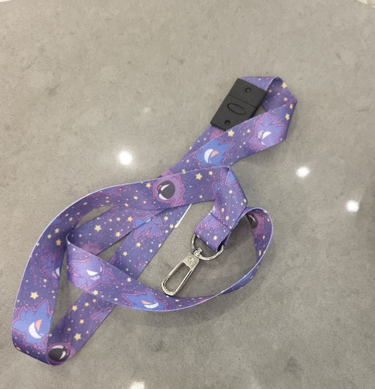Ghost Types Lanyard