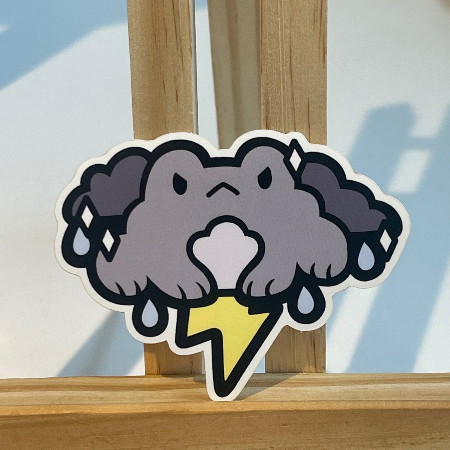Storm Frog Sticker