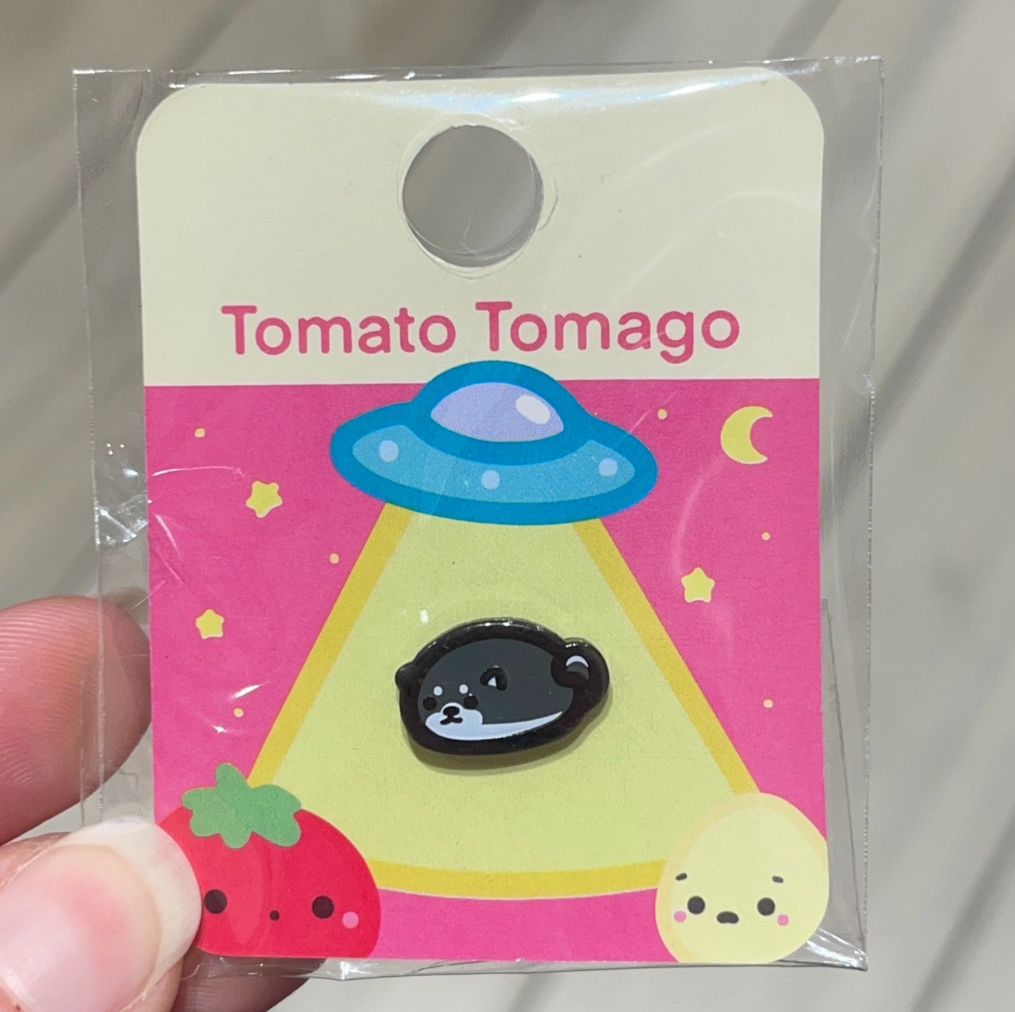 Mochi Dog Black Shiba Mini Pin