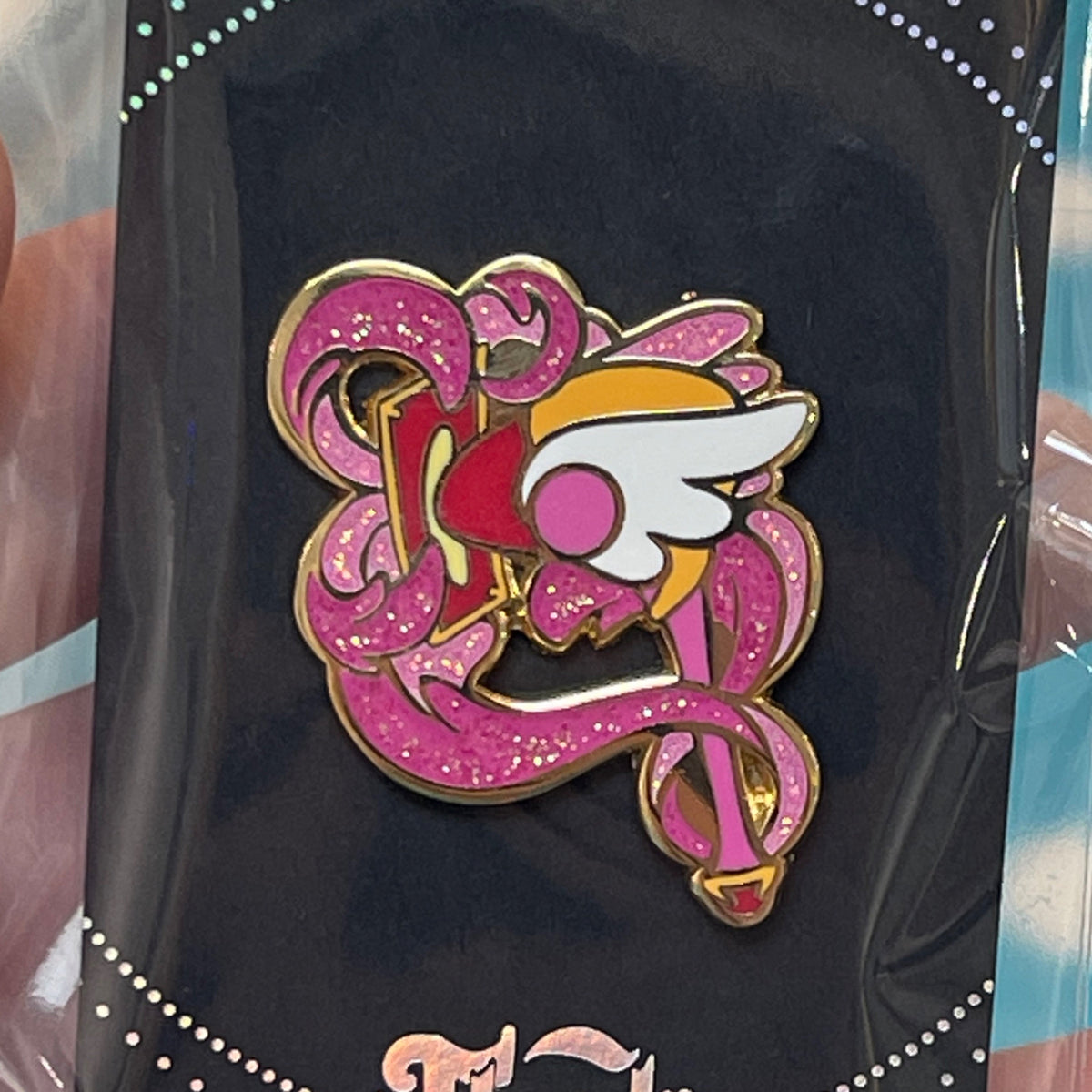 Clow Wand Enamel Pin