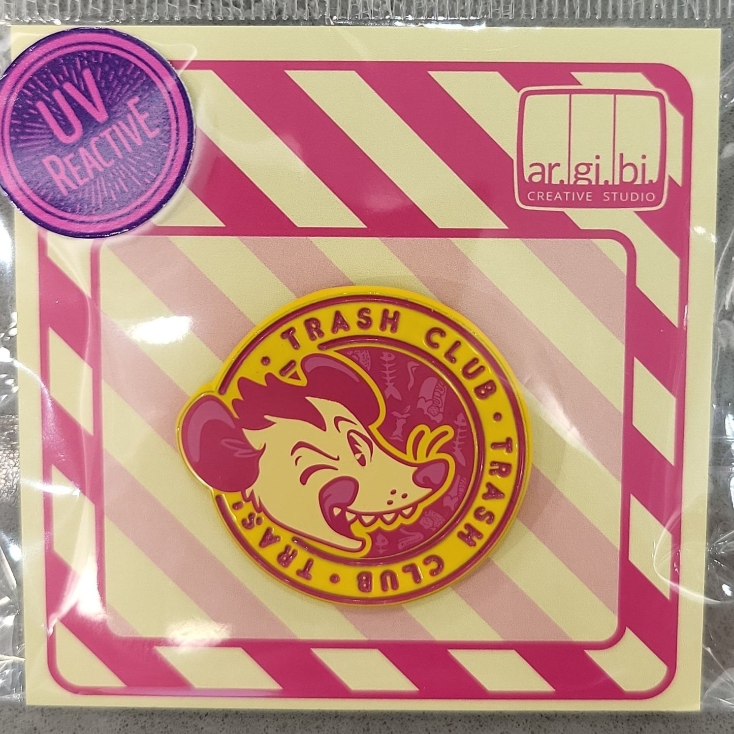 Trash Club Possum Enamel Pin