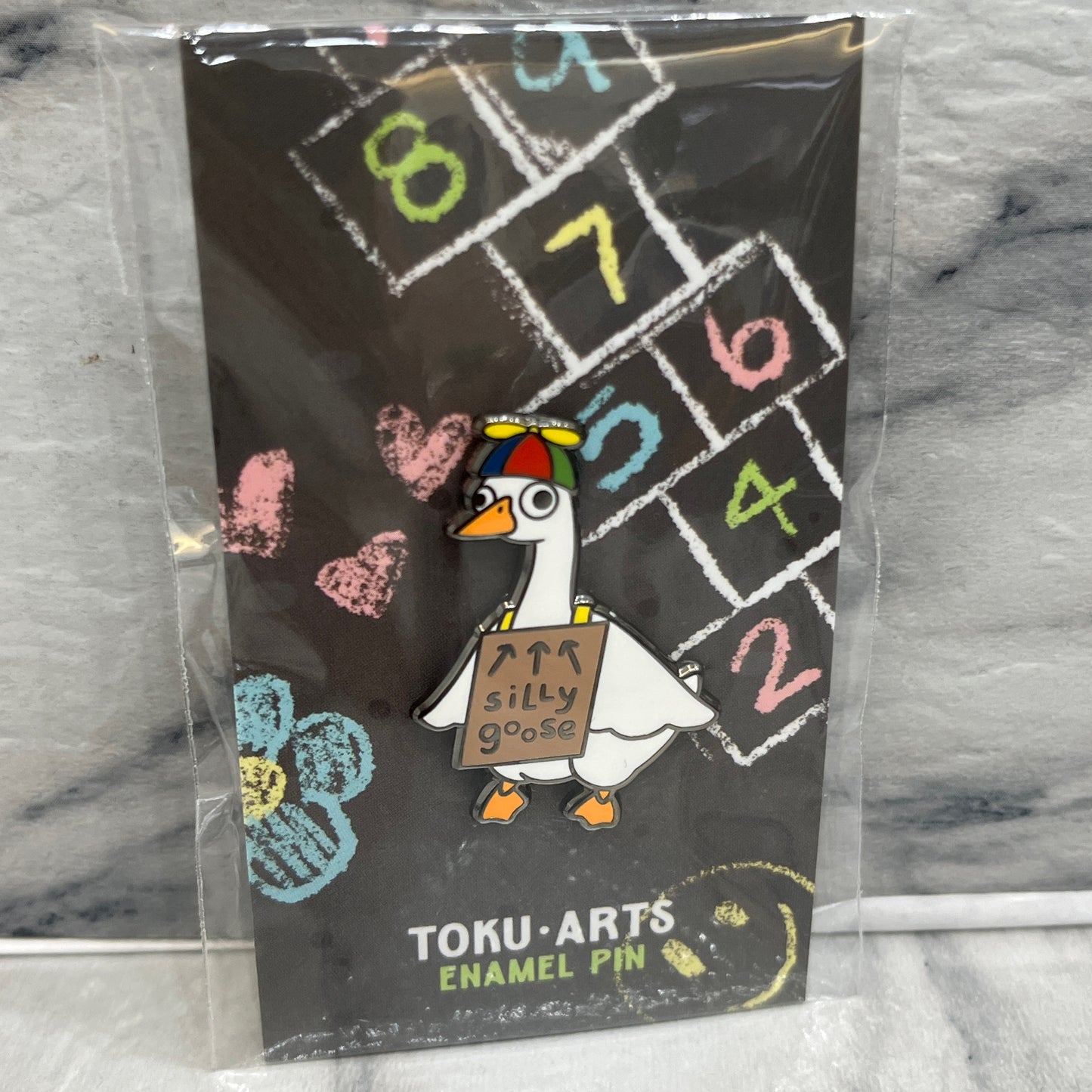 Silly Goose Enamel Pin