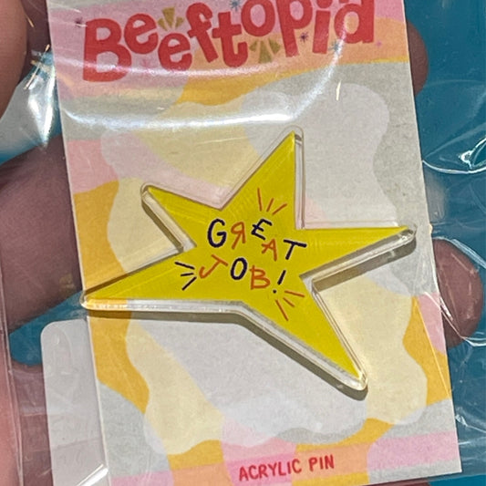 Great Job Pin