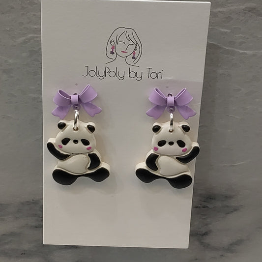 Panda Bears Earrings