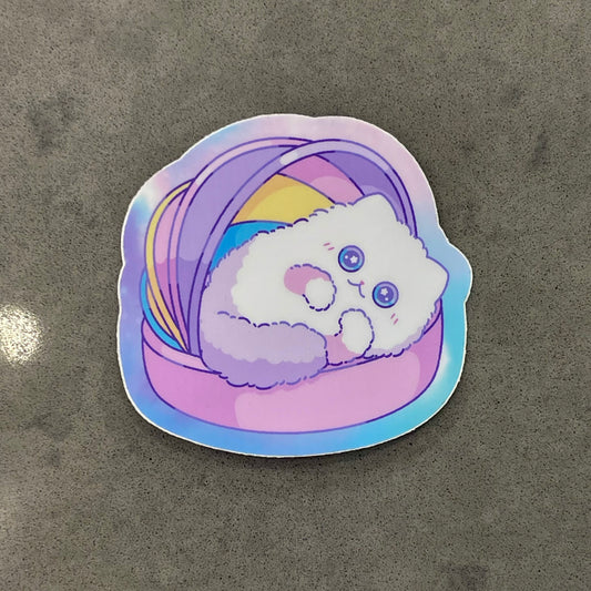 Cat Bed Sticker