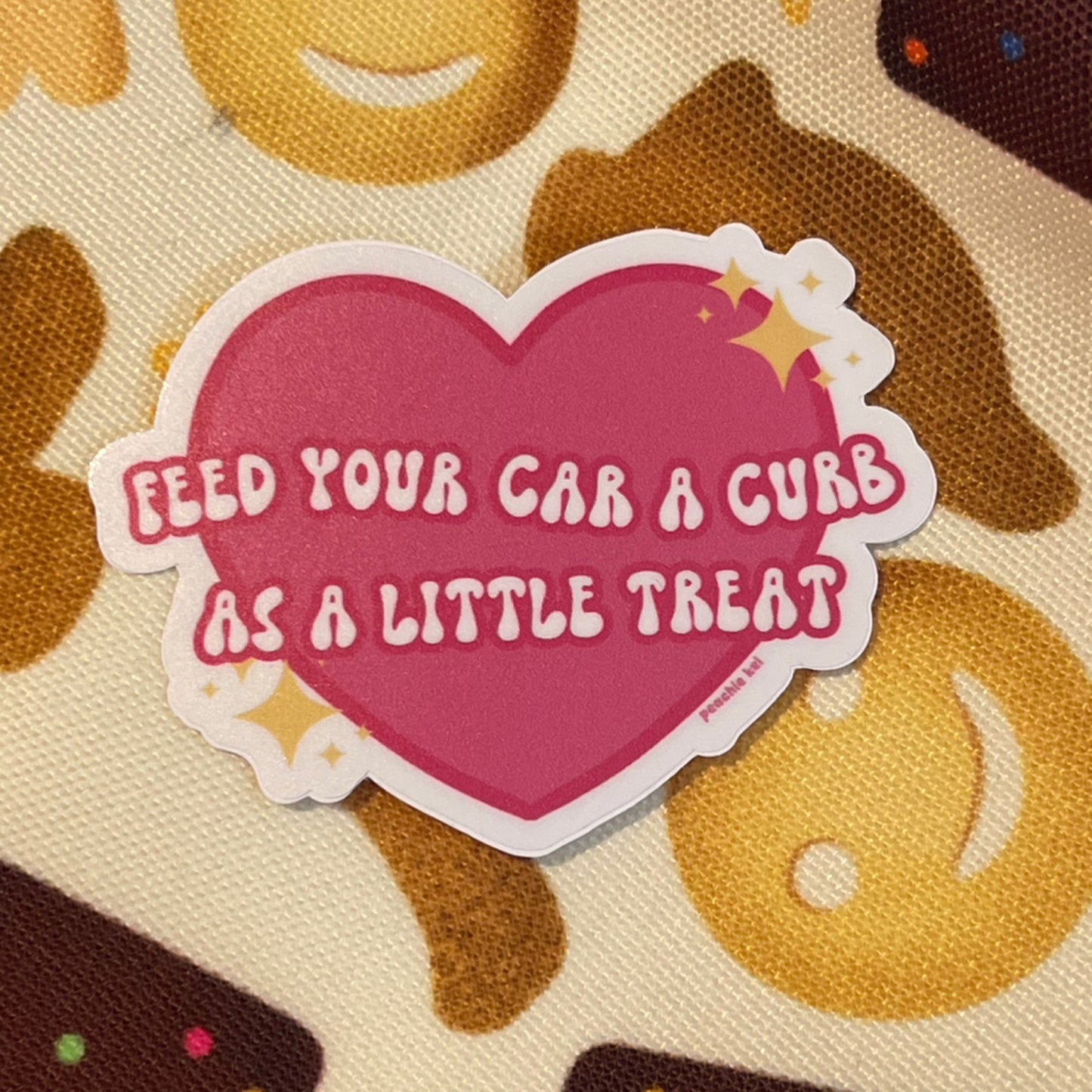 curb as a treat sticker