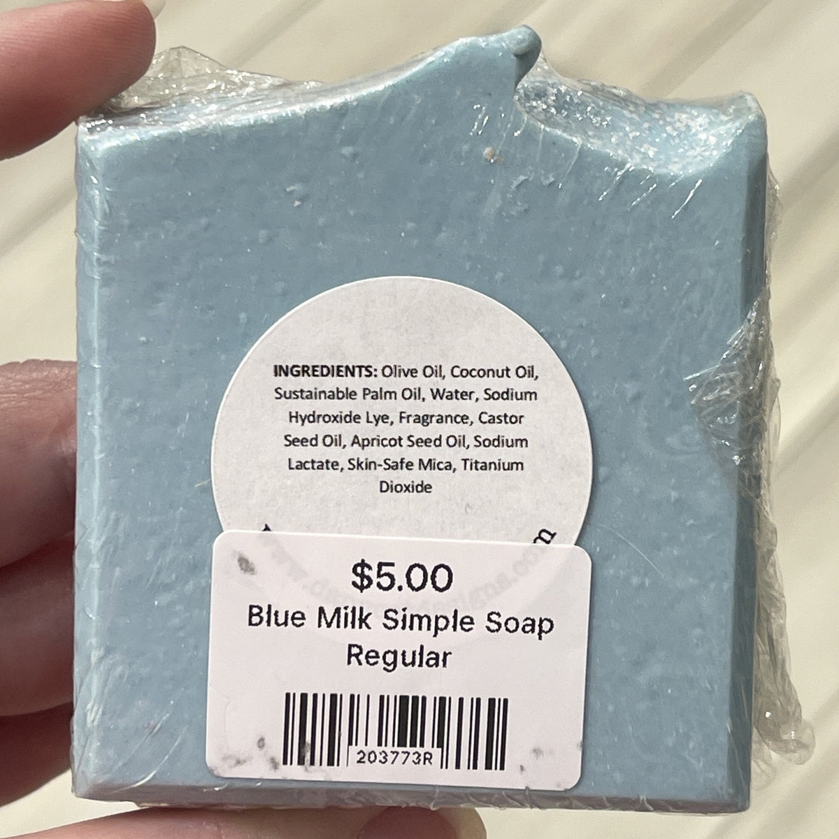 Blue Milk Simple Soap
