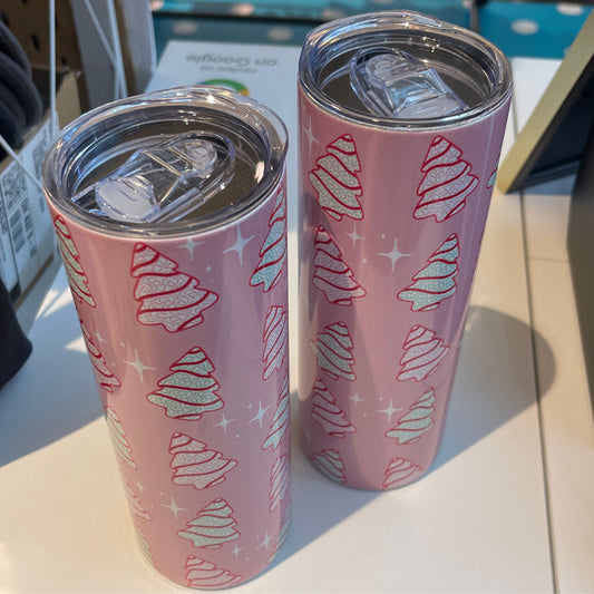 Pink Christmas Tree Cup