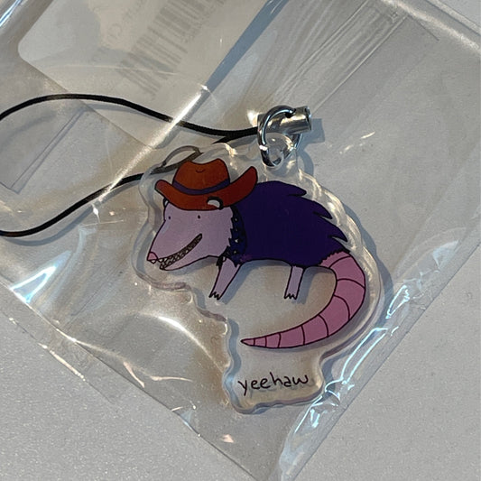 Yeehaw Possum Charm