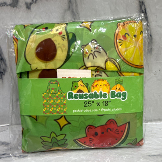 Cat Fruits Green