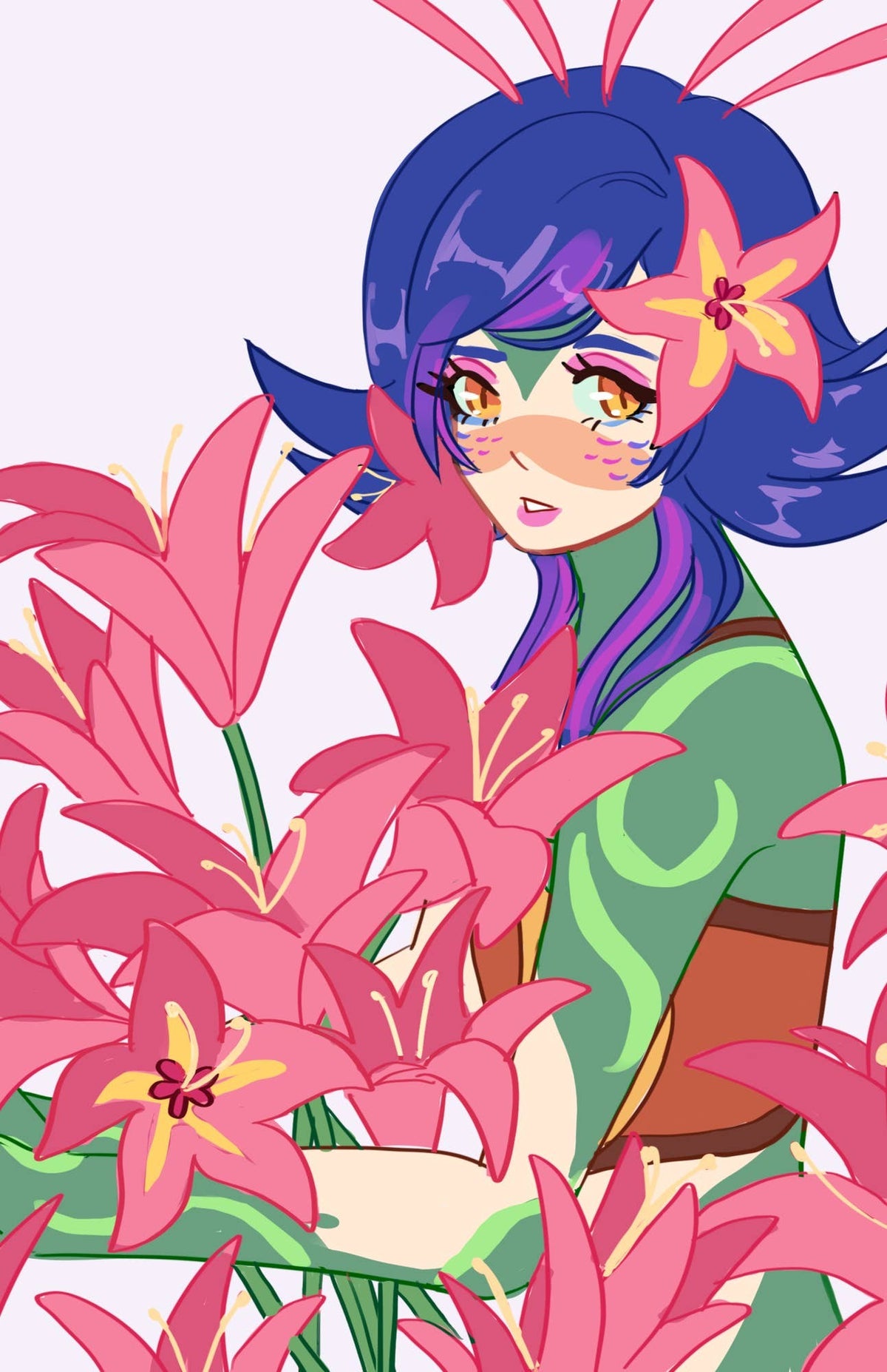 Neeko Flower (League of Legends) 11x17 Print