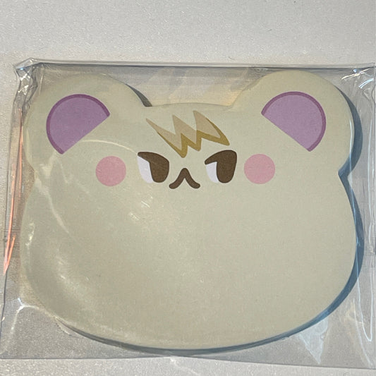 Marshall White Squirrel Sticky Notes