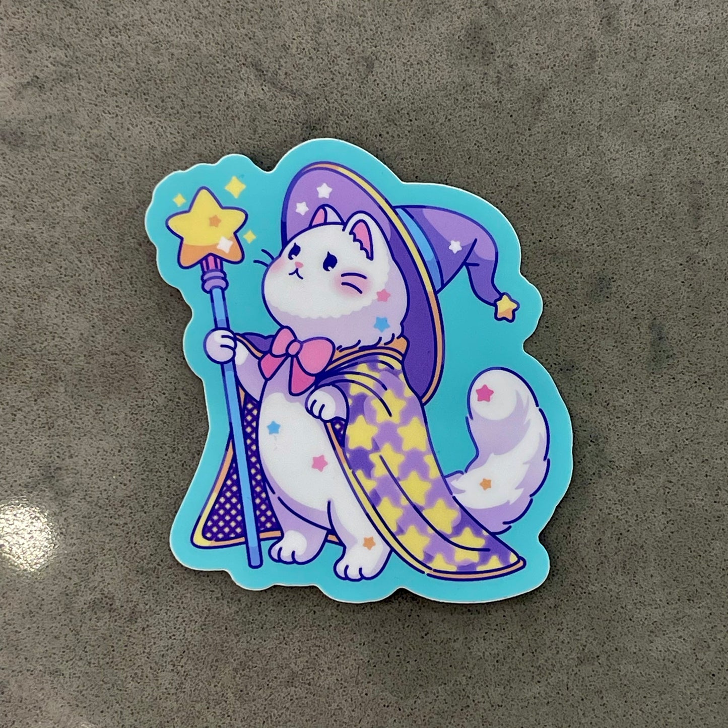 RPG Cat Wizard Sticker