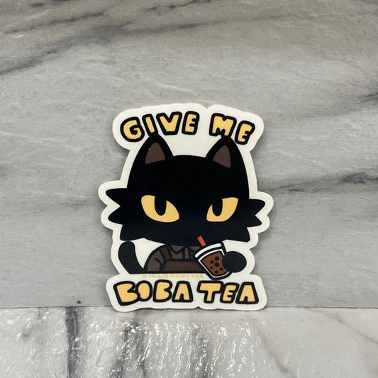 Give me Boba Tea Sticker