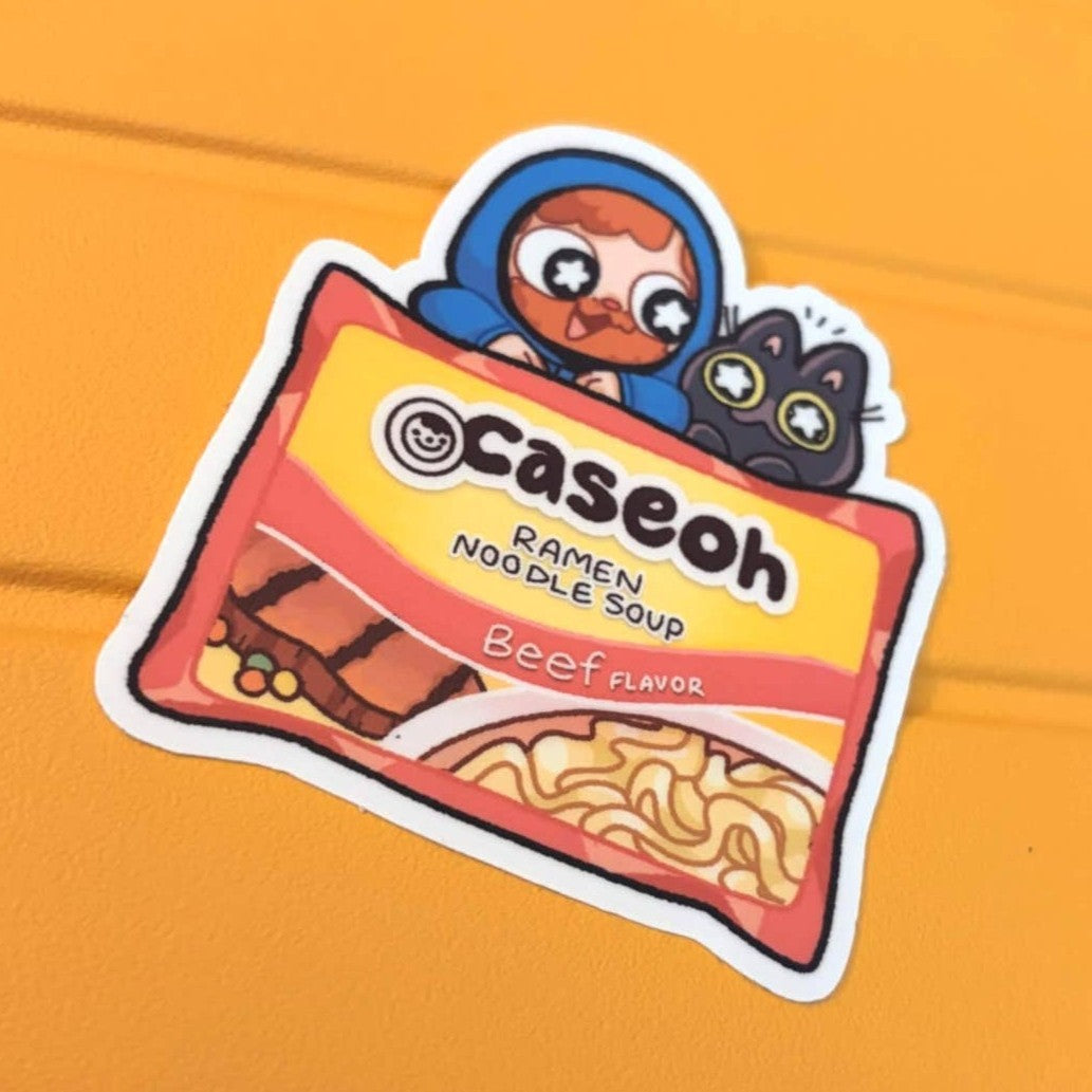 CaseOh Beef Ramen Streamer Sticker