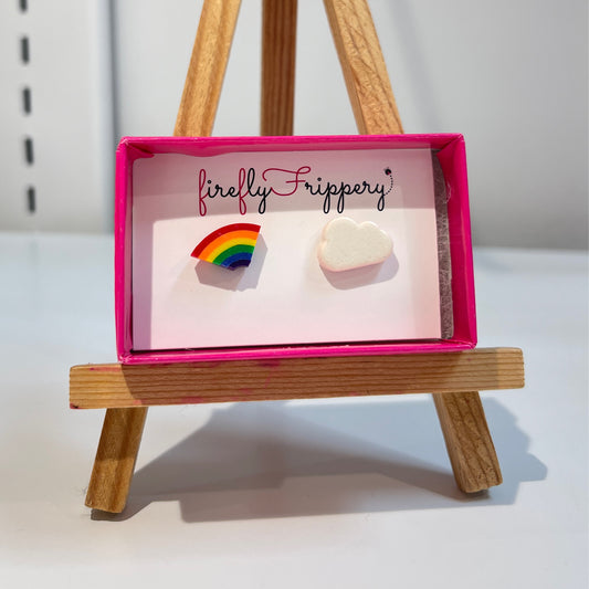 Rainbow & Cloud Studs