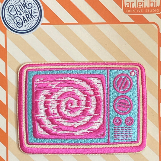 Hypno TV - Neon Fabric Patch