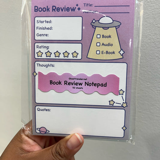 Book Review Notepad