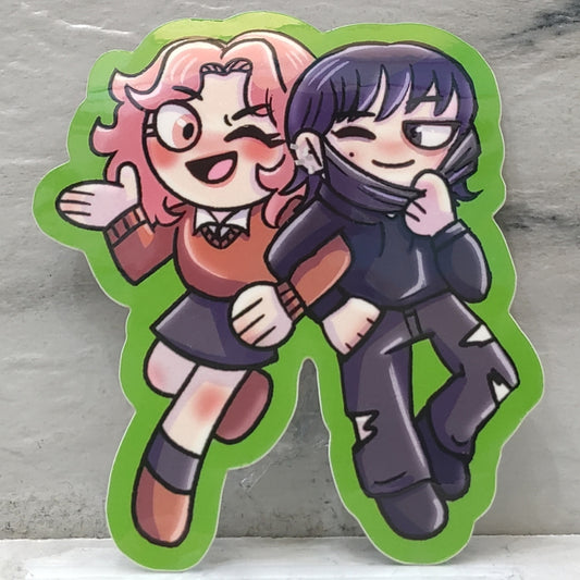 Green Yuri Sticker