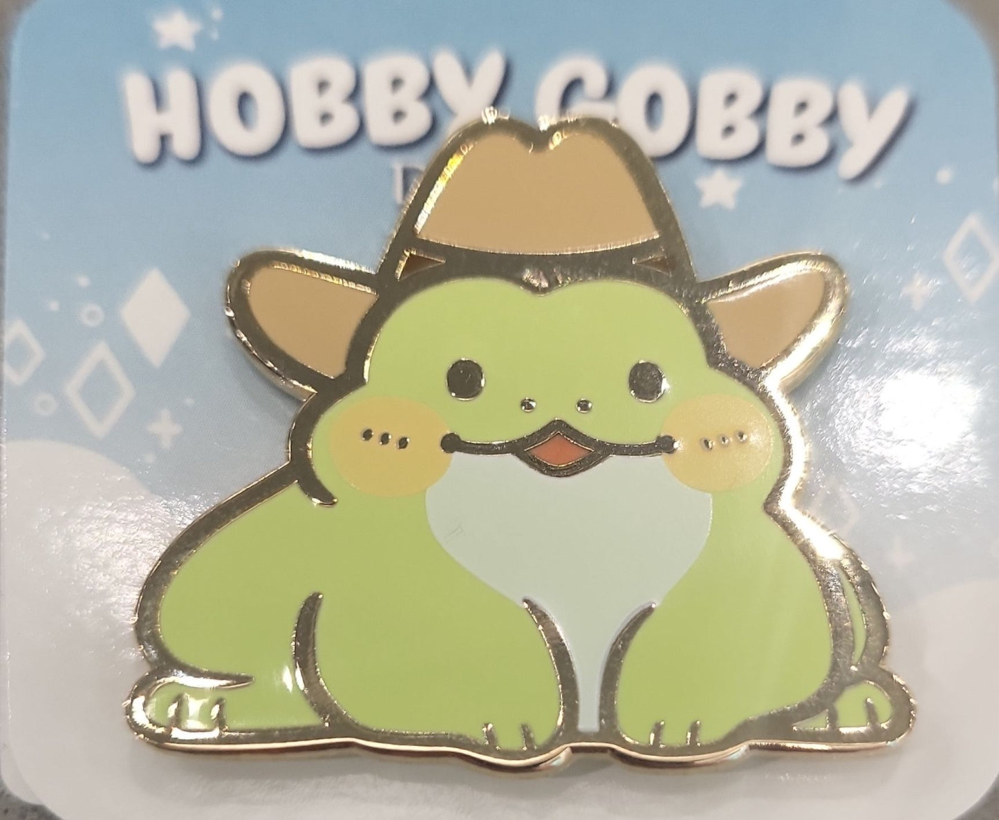 Cowboy Frog Enamel Pin