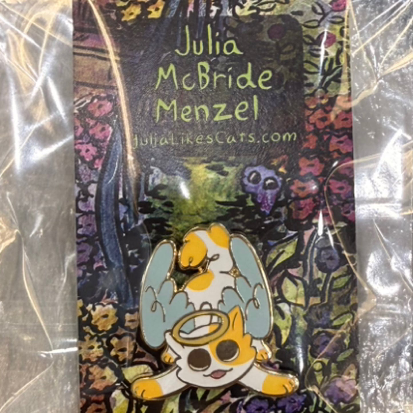 Angel Cat Enamel Pin