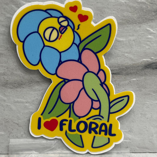 Floral Sticker