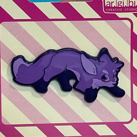 Fox - Purple Enamel Pin