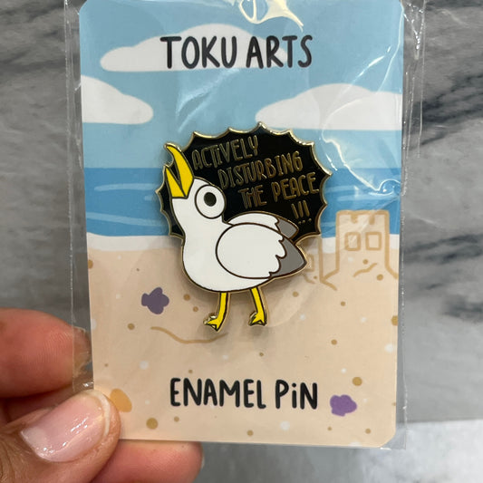 Annoying Seagull Enamel Pin