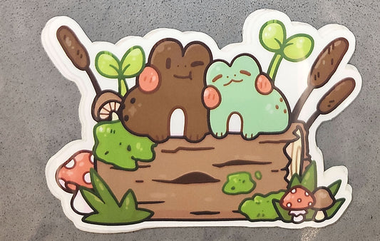 Froggy Love Sticker