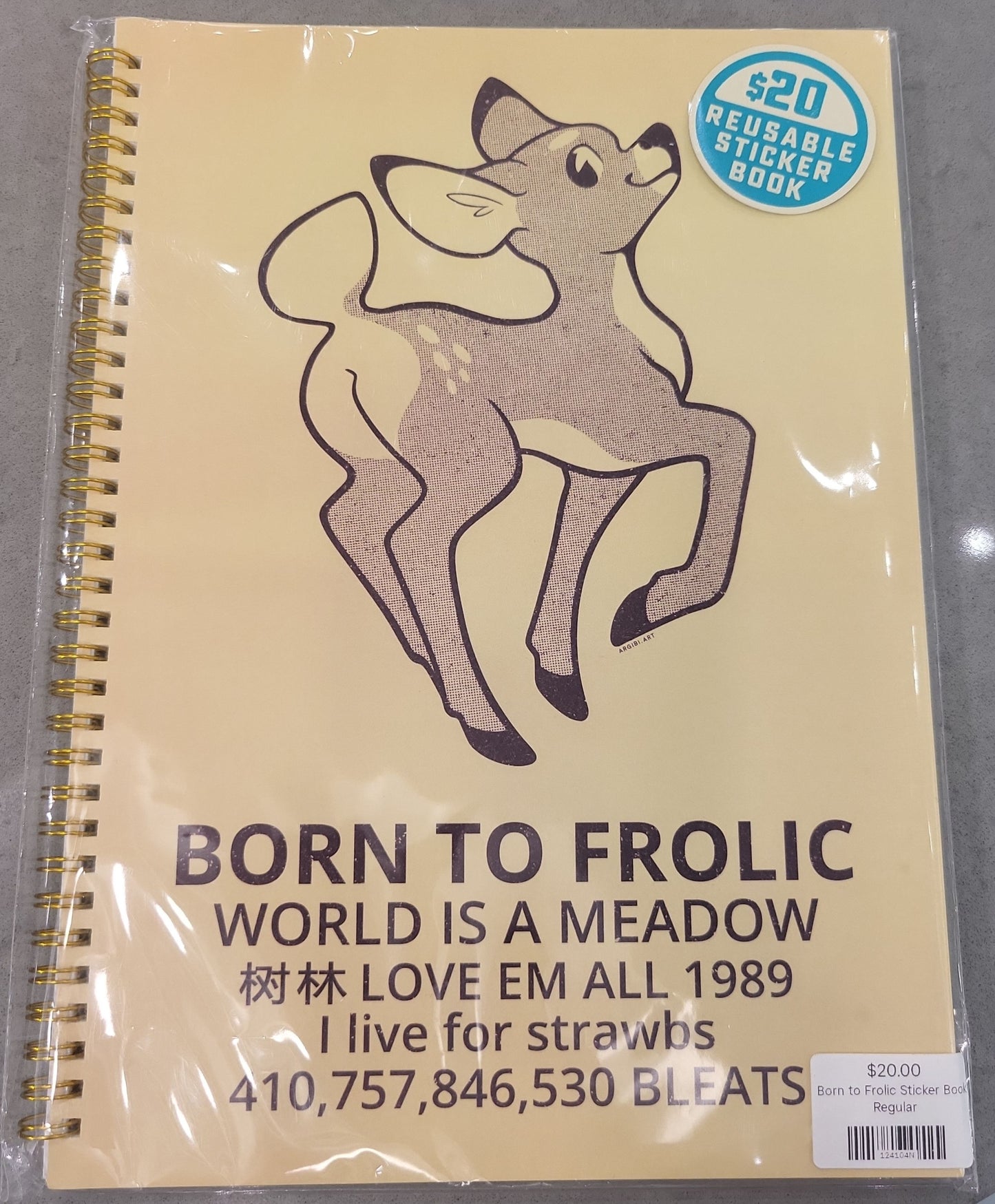 Born to Frolic Sticker Book