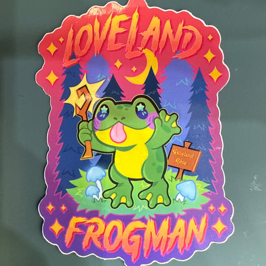 Frogman Sticker