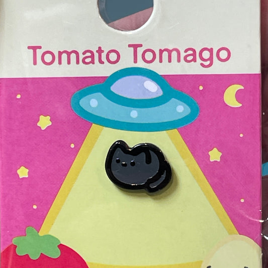 Loaf Cat Black Mini Pin