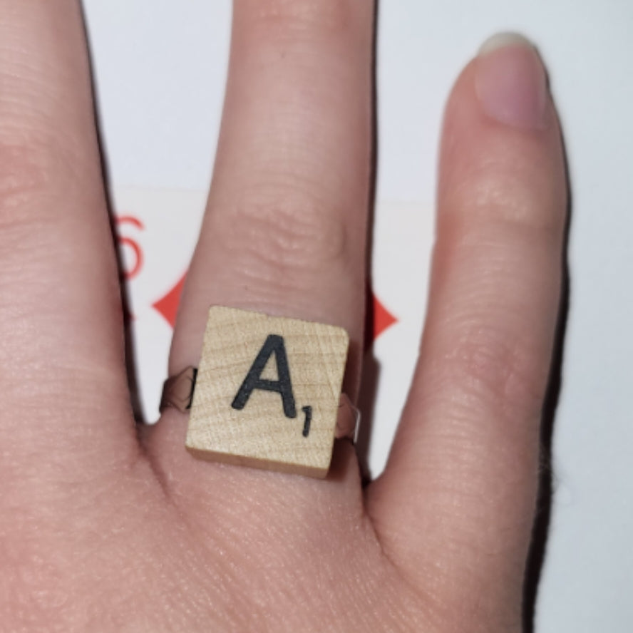 Mini Scrabble Ring