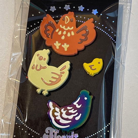 Pin Set Chickums